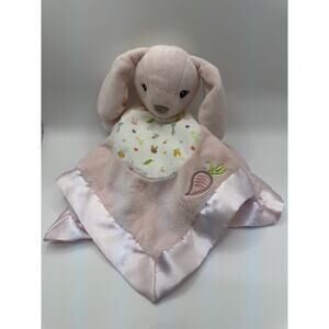 Douglas Baby Pink Bunny Plush SNUGGLER Stuffed Lovey Cuddle Satin Trim